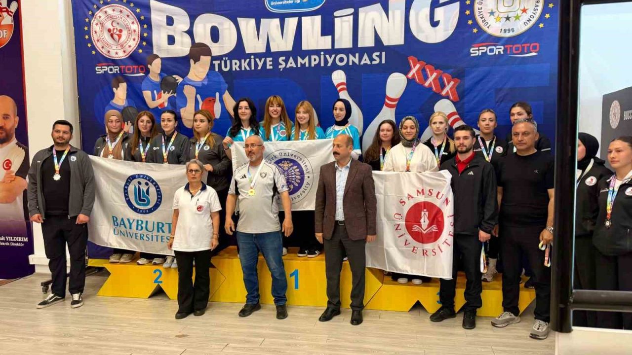 Atatürk Üniversitesi bowlingde Türkiye’nin zirvesine adını yazdırdı