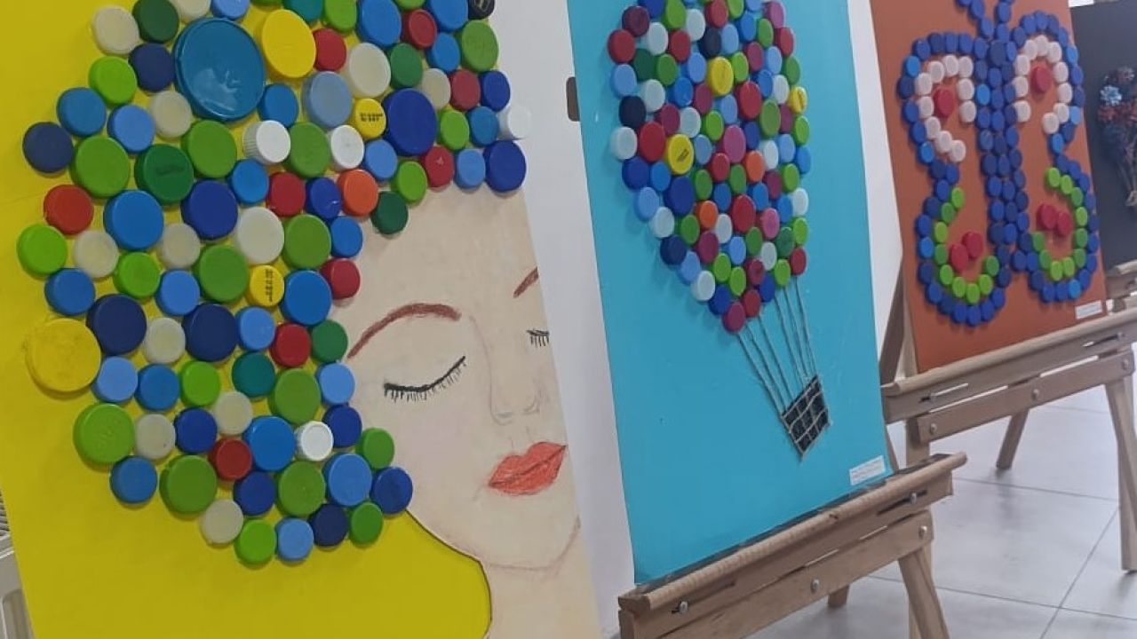 Atıkları sanat eserine dönüştürdüler