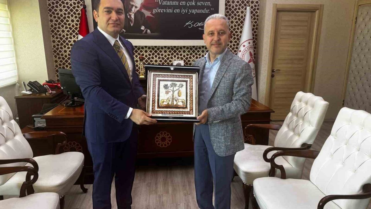 Başsavcı Emre’den Dr. Yılmaz’a veda ziyareti