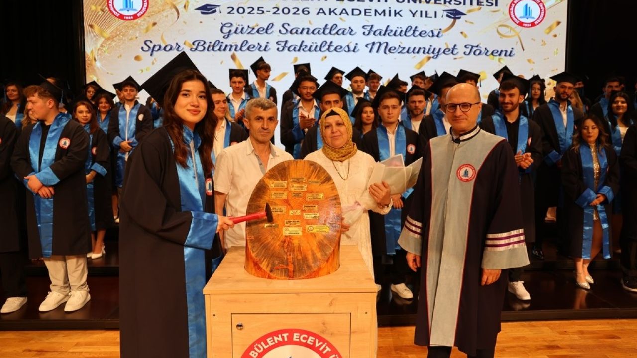 BEUN’da mezuniyet sevinci; Güzel Sanatlar ve Spor Bilimleri Fakülteleri yeni mezunlarını verdi