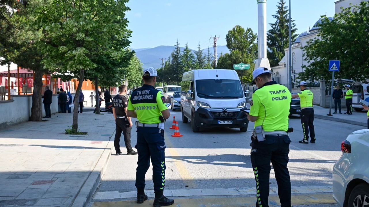 Bolu’da okul servislerine müşterek denetim