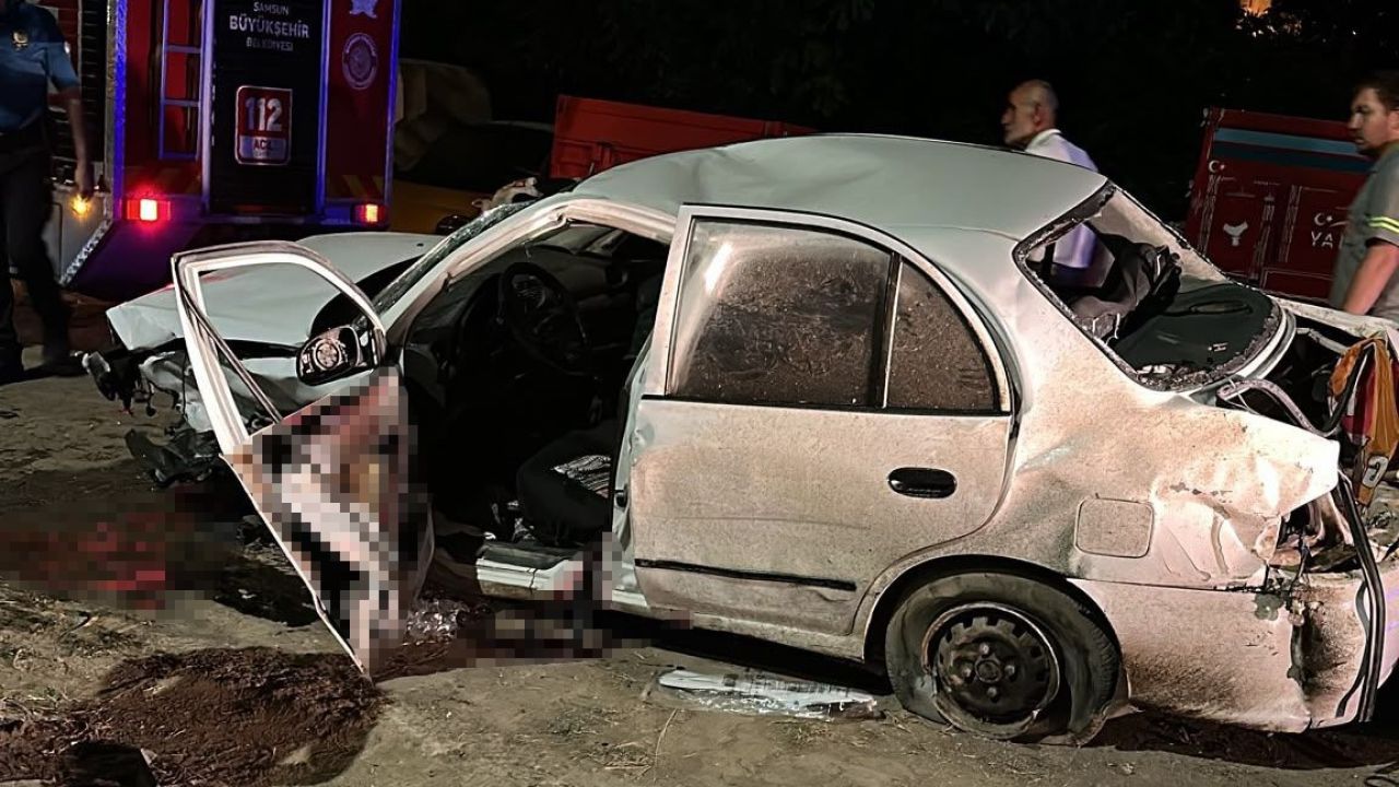 Çarşamba’da zincirleme trafik kazası: 7 yaralı