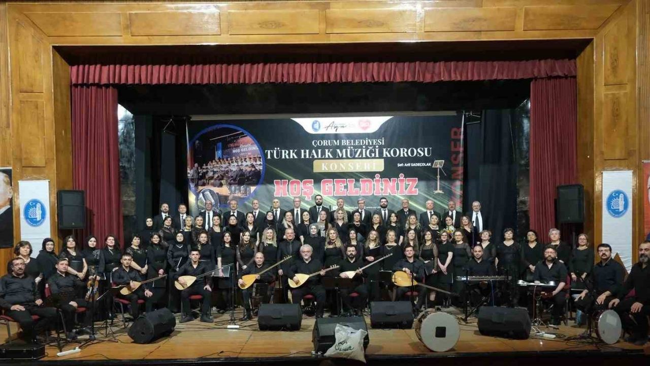 Çorum Belediyesi THM Korosu’ndan yaza merhaba konseri