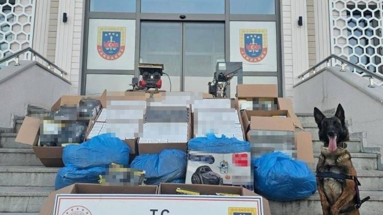 Düzce’de 47 bin 200’ü dolu 130 bin makaron ele geçirildi