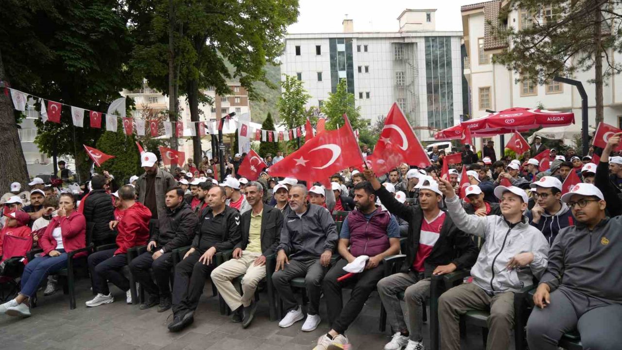 Gümüşhane’de milli heyecan sabahın erken saatlerinde başladı