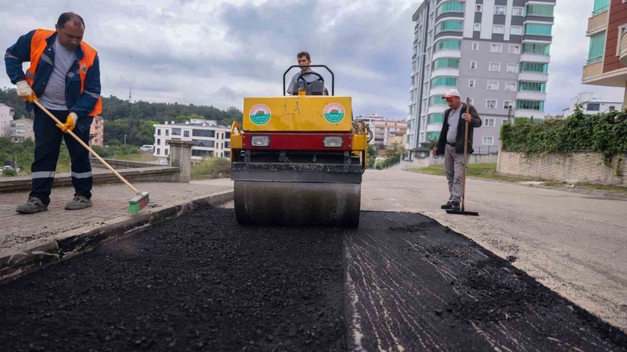 İlkadım’da yol yapım ve onarım çalışmaları