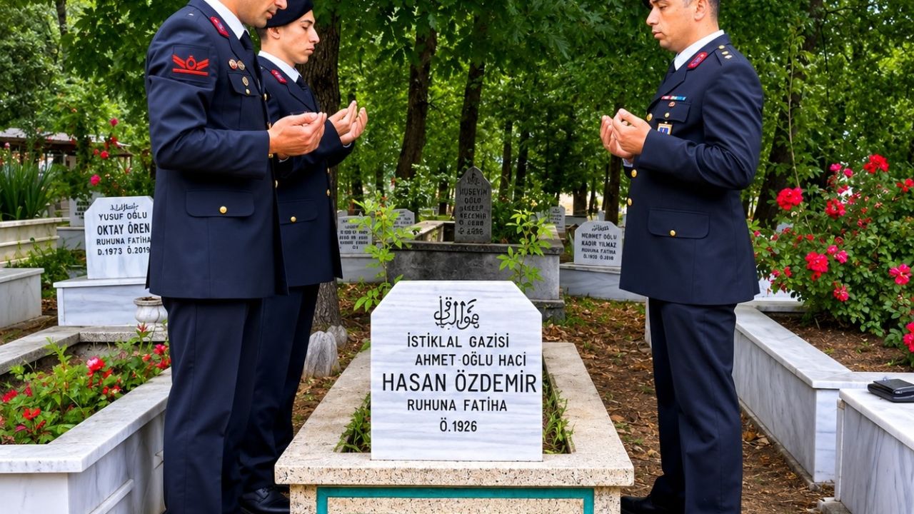 İstiklal Madalyalı gazilerin kabirleri jandarma tarafından yenileniyor