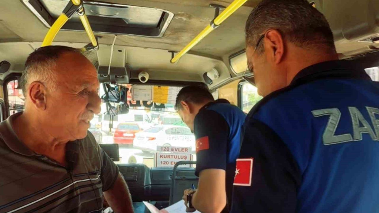 Karabük Belediyesi’nden minibüslere hizmet standardı denetimi