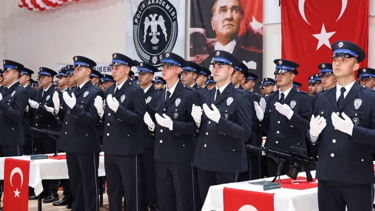 Merzifon POMEM’de 162 polis adayı mezun oldu