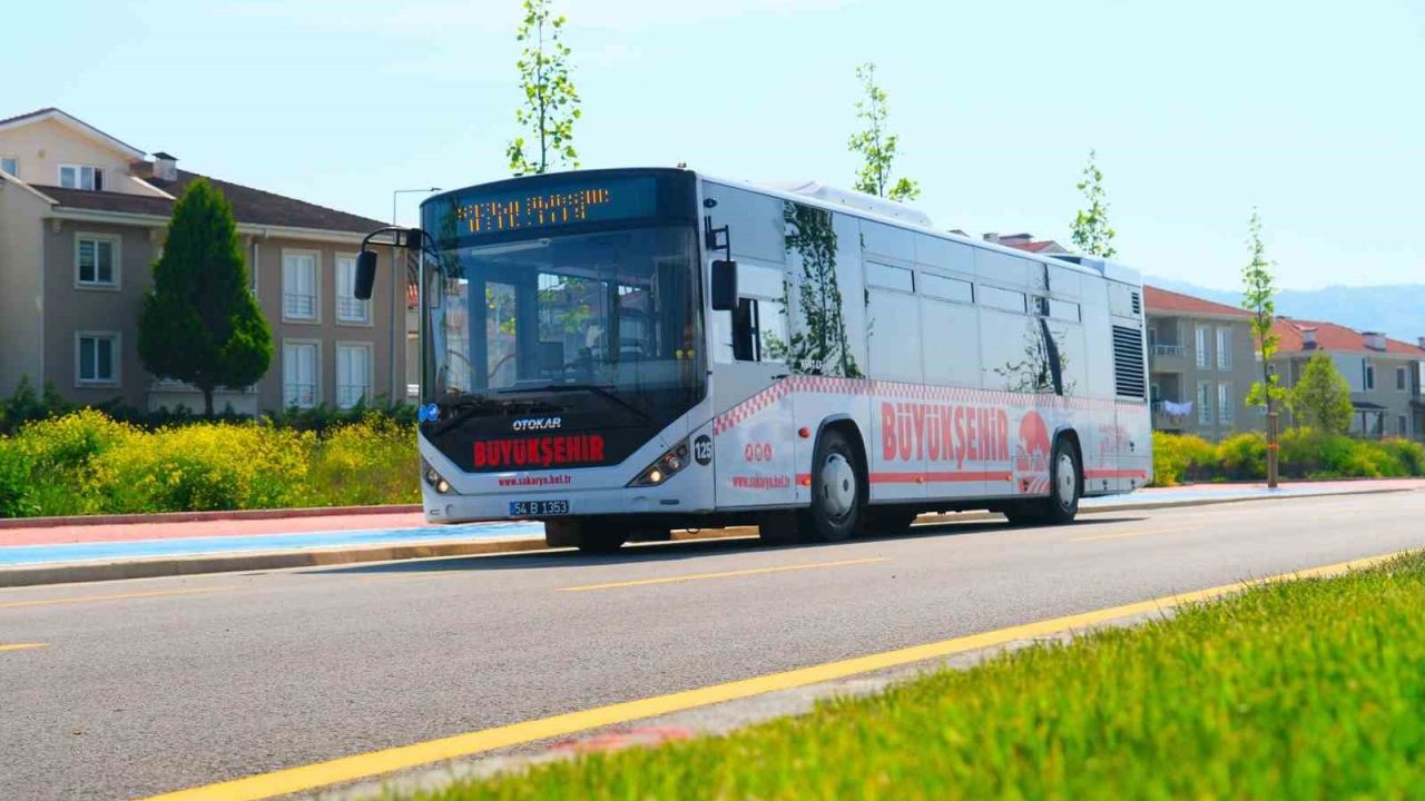 Sakarya’da bayram boyunca 180 bin yolcu ücretsiz ulaşımdan faydalandı