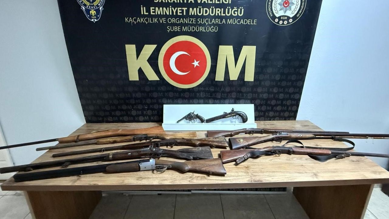 Sakarya’da silah kaçakçılığı operasyonu: 1 gözaltı