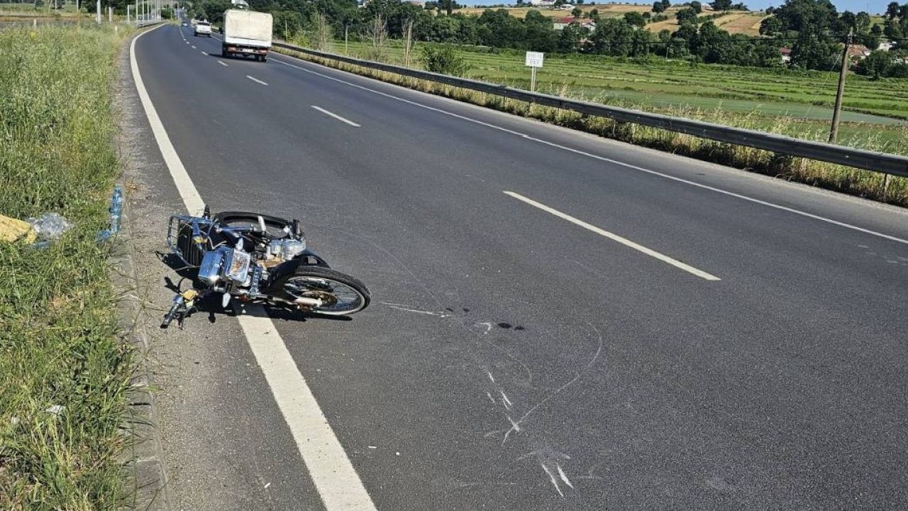 Samsun’da Motosiklet kazası: 2 yaralı