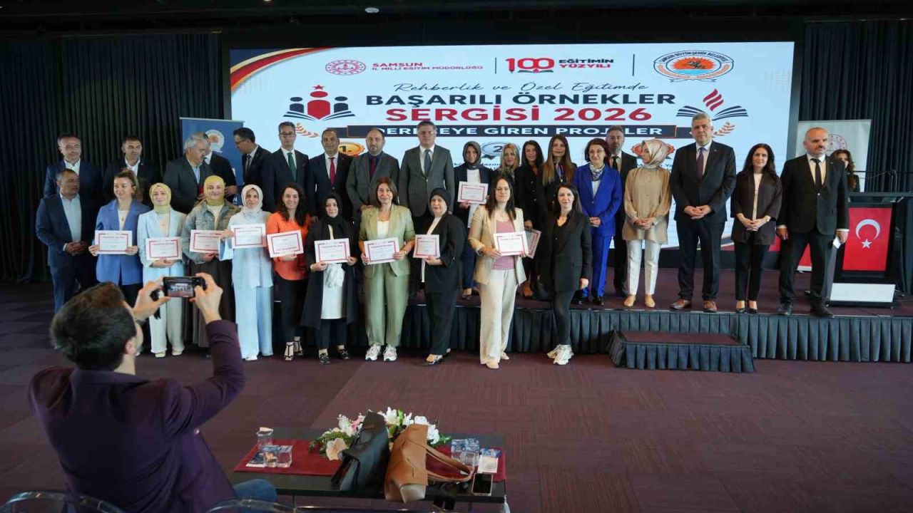 Samsun’da rehberlik ve özel eğitim alanındaki başarılı projeler sergilendi