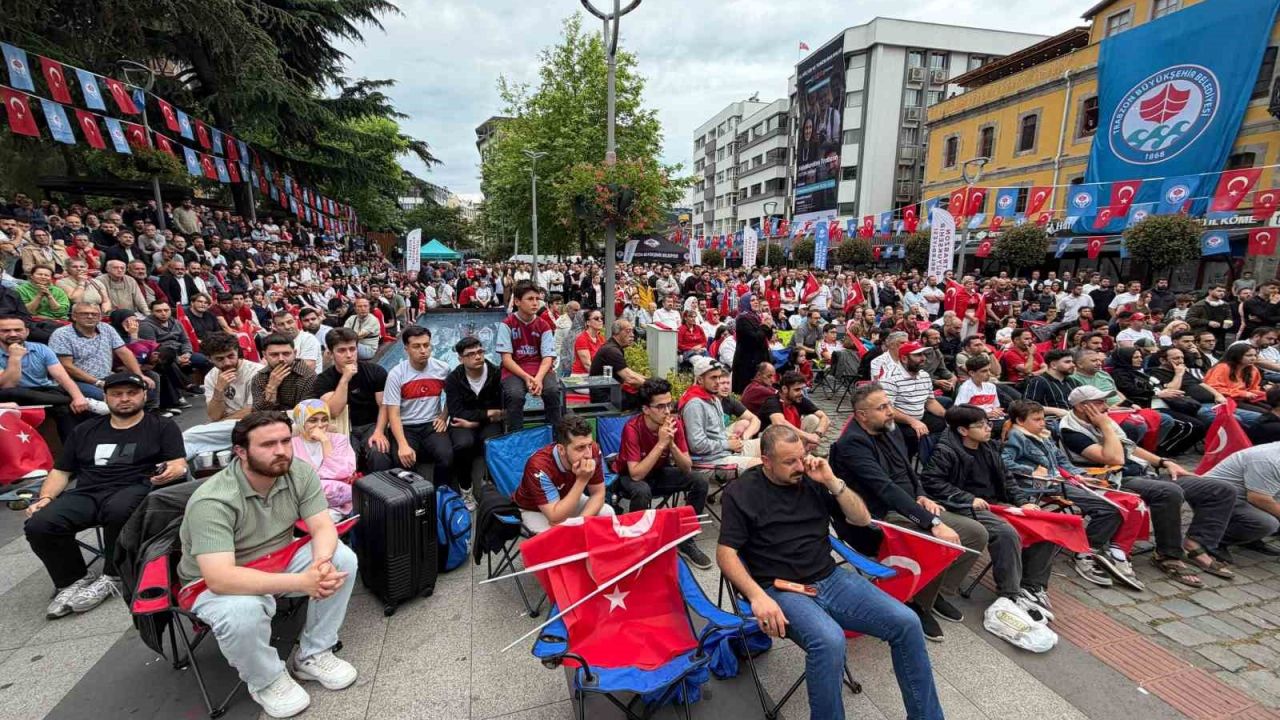 Trabzon’da milli maç heyecanı yerine hüzne bıraktı