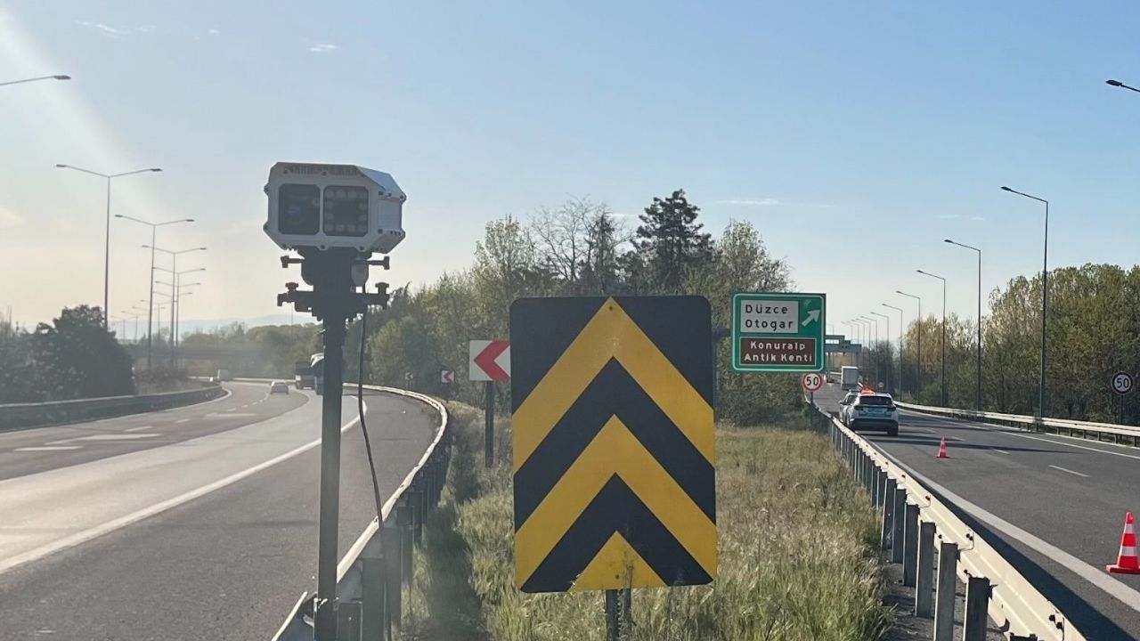 85’i hızdan 725 araç sürücüsüne ceza yazıldı