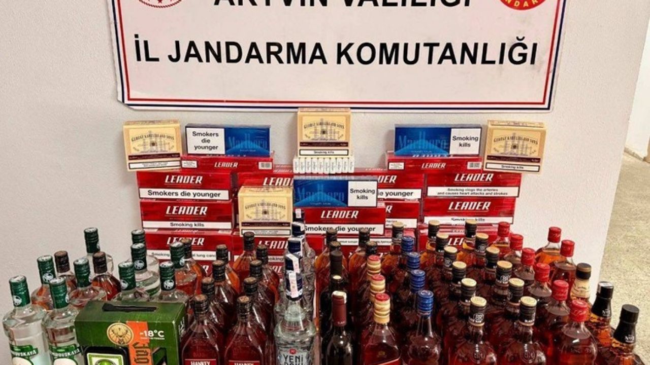 Artvin’de jandarmadan kaçakçılık operasyonu