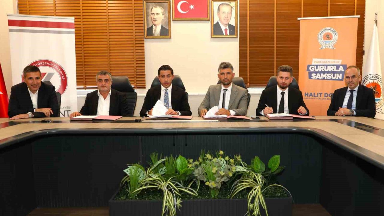 Atakum’daki gelir paylaşımı ihalesinde sözleşme imzalandı