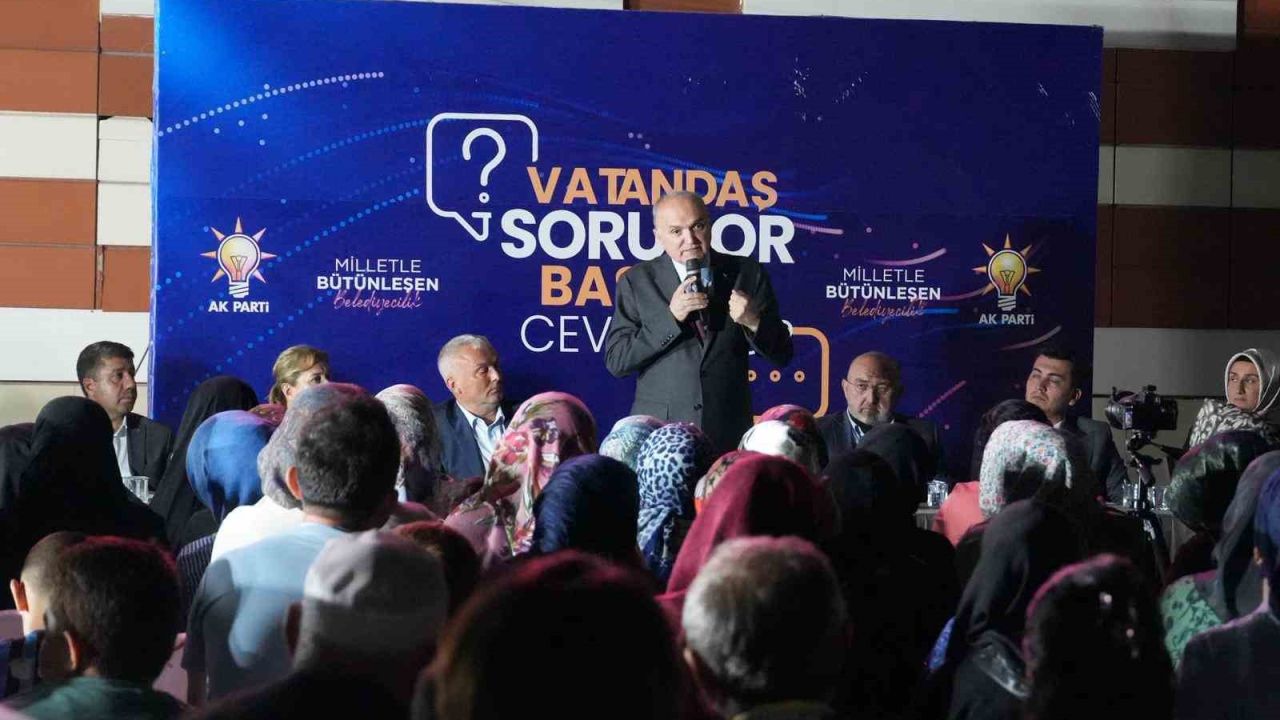 Başkan Özlü mahalle toplantılarını Sancaklar ile sürdürdü