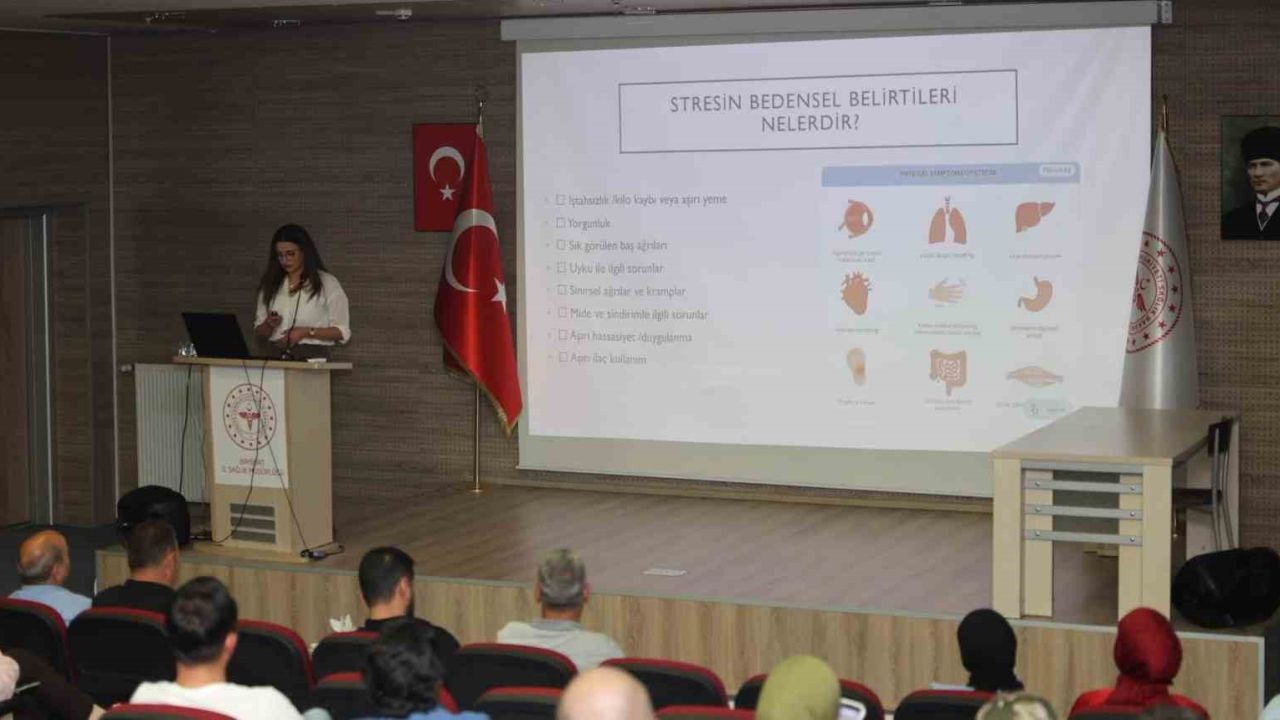 Bayburt İl Sağlık Müdürlüğünden personele stres yönetimi eğitimi