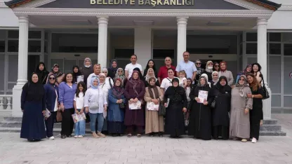 Düzce Belediyesi hizmette, kadınlar keşifte