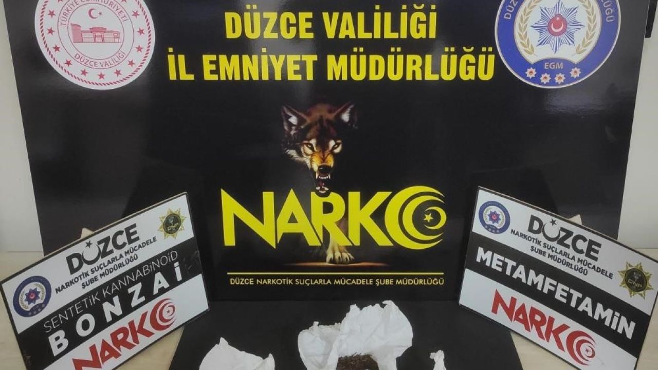 Düzce’de 44 şahsa uyuşturucudan işlem yapıldı