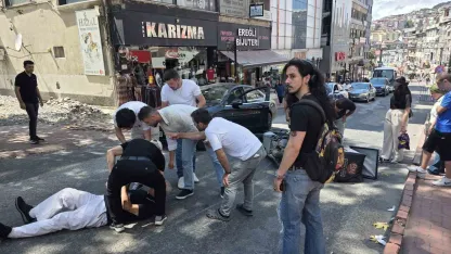 Ereğli’de motosikletin çarptığı yaya yaralandı