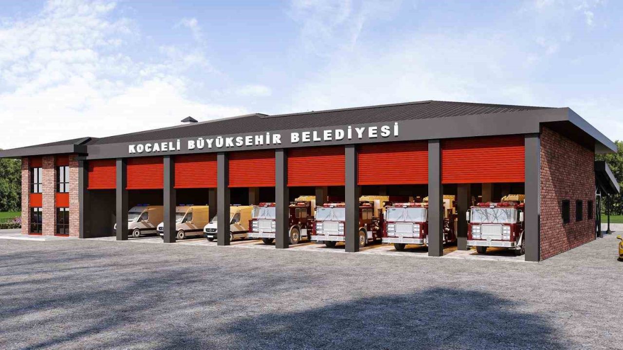 Gebze Yeni İtfaiye Hizmet Binası’nın inşası sürüyor