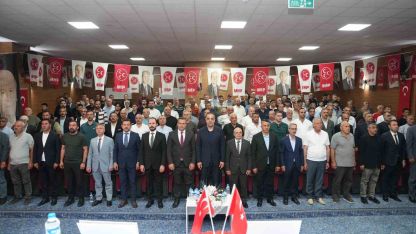 MHP Tortum İlçe Başkanlığı’nda İlhan Uzun güven tazeledi