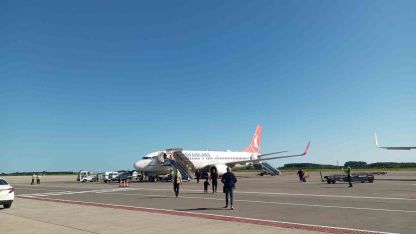 Samsun Çarşamba Havalimanı’nın 6 aylık yolcu sayısı 788 bini aştı