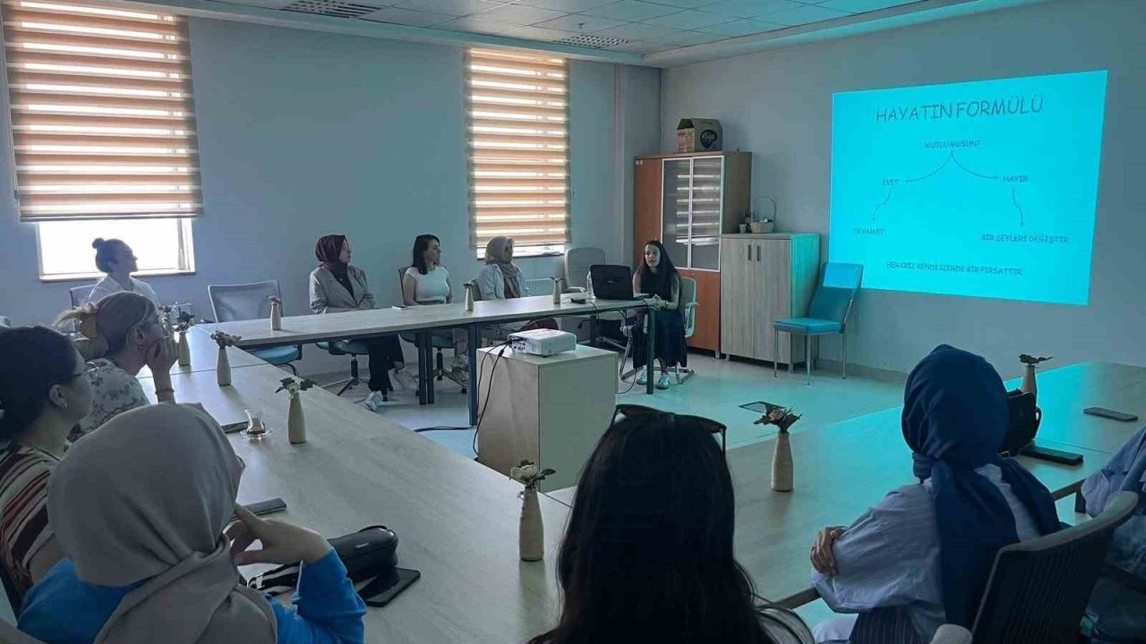Stres yönetimi eğitimi düzenlendi