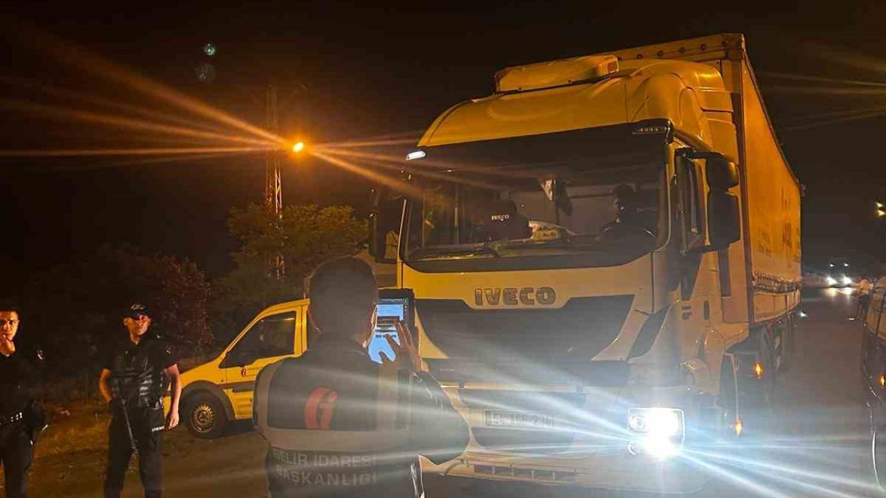 Zonguldak’ta ticari taşıtlara yönelik denetimlerde 87 araca ceza kesildi